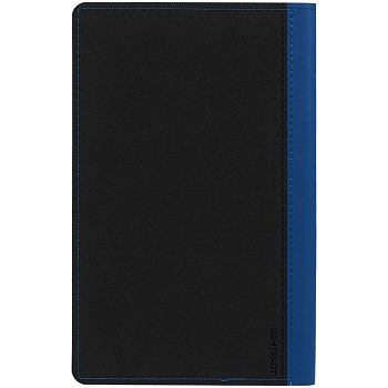 Ежедневник Nice Twice, недатированный, черный с синим