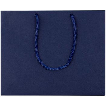 Пакет бумажный Porta S, горизонтальный, благородный синий