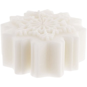 Свеча Snowflame 1, белая, 8 см