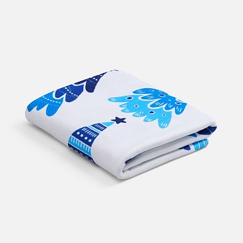 Флисовый плед Imaginario, синий