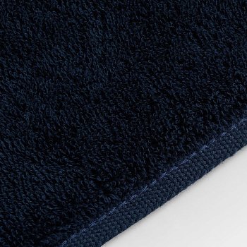 Полотенце махровое Terrychic, среднее, темно-синее