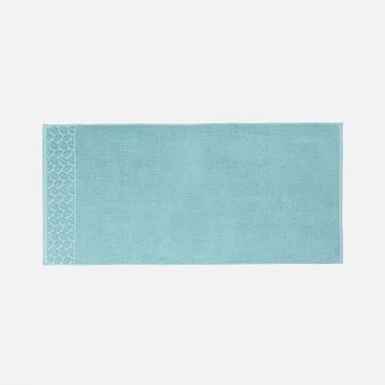 Полотенце махровое Hoya, большое, голубое