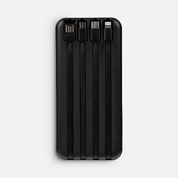 Аккумулятор Omni Qi 10000 мАч, ver.2, черный