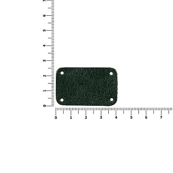 Лейбл кожаный Beta, S, зеленый