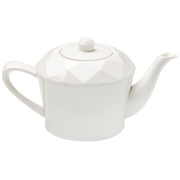 Чайник Diamante Bianco, белый