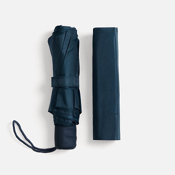 Зонт складной Basic, темно-синий