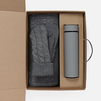 Набор Wintrish, серый меланж