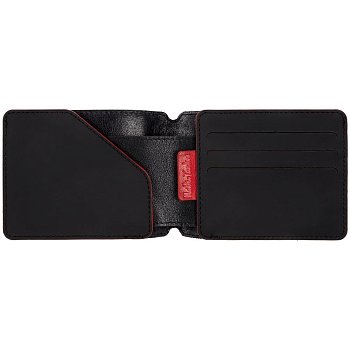 Портмоне Arrival, черное с красным