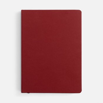 Ежедневник Shall, недатированный, красный