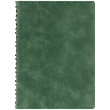 Ежедневник Spring Urban на заказ, недатированный, зеленый