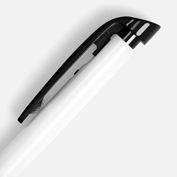 Ручка шариковая Favorite, белая с черным