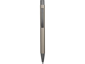 Ручка металлическая soft-touch шариковая Tender, серо-стальной