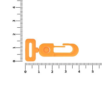 Застежка-карабин Сarabine, S, оранжевый неон