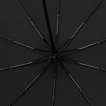Зонт складной Cloudburst в подарочной упаковке, черный