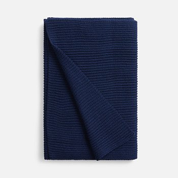 Шарф Nobilis Mono, темно-синий