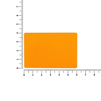 Наклейка тканевая Lunga, L,оранжевый неон